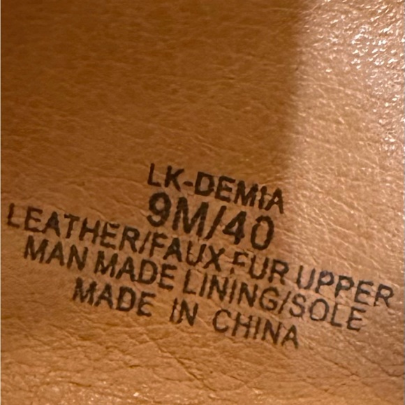 Lucky Brand - Demia Dune Oiled Suede - Heeled Booties - Womens Size 9M - Picture 9 of 9